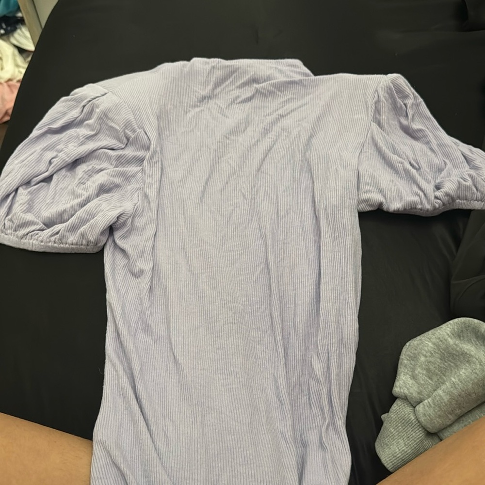 light purple body suit
